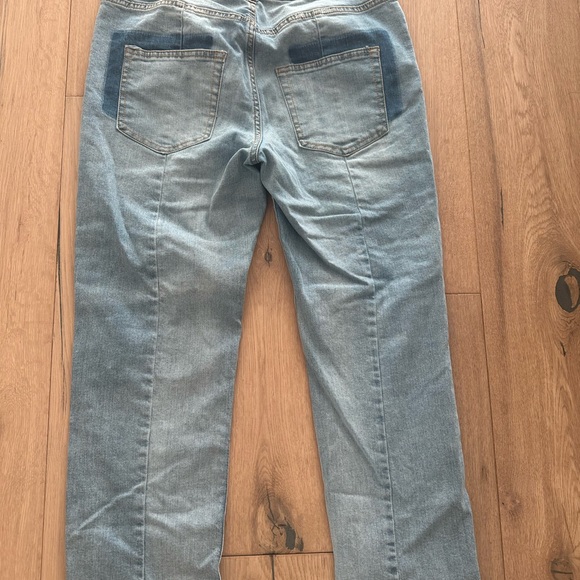 Rachel Roy So Rustic Unique Arty Jeans! - Picture 2 of 12